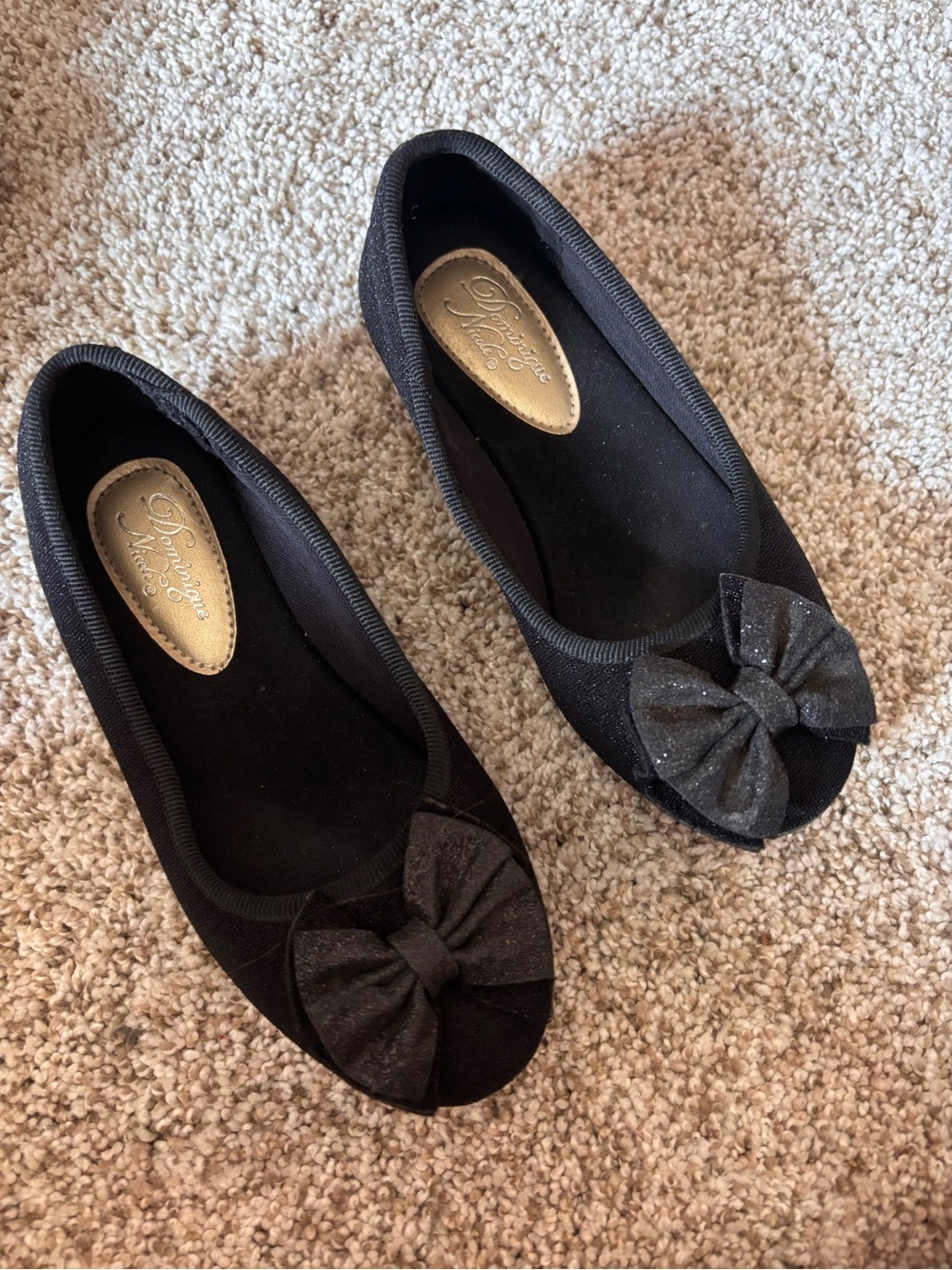 Girls' Black Bow Ballet Flats by Dr. Scholl's